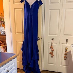 Terani Couture Elegant Blue Gown